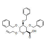 (2S,3S,4S,5R,6S)-6-(Allyloxy)-3,4,5-tris(benzyloxy)tetrahydro-2H-pyran-2-carboxylic Acid