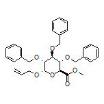 Methyl (2S,3S,4S,5R,6S)-6-(Allyloxy)-3,4,5-tris(benzyloxy)tetrahydro-2H-pyran-2-carboxylate