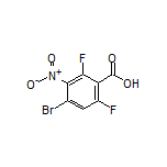 4-Bromo-2,6-difluoro-3-nitrobenzoic Acid