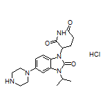 3-[3-Isopropyl-2-oxo-5-(piperazin-1-yl)-2,3-dihydro-1H-benzo[d]imidazol-1-yl]piperidine-2,6-dione Hydrochloride