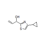 1-(4-Cyclopropyl-2-thiazolyl)prop-2-en-1-ol