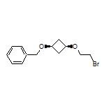 [[cis-3-(2-Bromoethoxy)cyclobutoxy]methyl]benzene