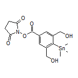 2,5-Dioxopyrrolidin-1-yl 3,5-Bis(hydroxymethyl)-4-(trimethylstannyl)benzoate