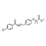 Methyl 2-[4-[2-(4-Chlorobenzamido)ethyl]phenoxy]-2-methylpropanoate