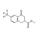 Methyl 4-Oxo-6-(trifluoromethyl)-1,2,3,4-tetrahydronaphthalene-2-carboxylate