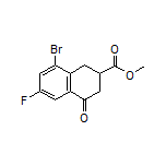Methyl 8-Bromo-6-fluoro-4-oxo-1,2,3,4-tetrahydronaphthalene-2-carboxylate