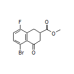 Methyl 5-Bromo-8-fluoro-4-oxo-1,2,3,4-tetrahydronaphthalene-2-carboxylate