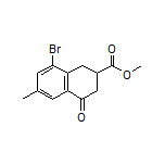 Methyl 8-Bromo-6-methyl-4-oxo-1,2,3,4-tetrahydronaphthalene-2-carboxylate