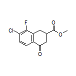 Methyl 7-Chloro-8-fluoro-4-oxo-1,2,3,4-tetrahydronaphthalene-2-carboxylate