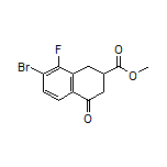 Methyl 7-Bromo-8-fluoro-4-oxo-1,2,3,4-tetrahydronaphthalene-2-carboxylate