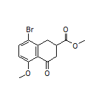 Methyl 8-Bromo-5-methoxy-4-oxo-1,2,3,4-tetrahydronaphthalene-2-carboxylate