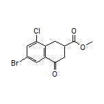 Methyl 6-Bromo-8-chloro-4-oxo-1,2,3,4-tetrahydronaphthalene-2-carboxylate