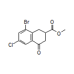 Methyl 8-Bromo-6-chloro-4-oxo-1,2,3,4-tetrahydronaphthalene-2-carboxylate
