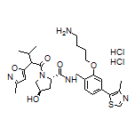 (2S,4R)-N-[2-(4-Aminobutoxy)-4-(4-methylthiazol-5-yl)benzyl]-4-hydroxy-1-[3-methyl-2-(3-methylisoxazol-5-yl)butanoyl]pyrrolidine-2-carboxamide Dihydrochloride