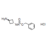 trans-N1-Cbz-cyclobutane-1,3-diamine Hydrochloride