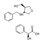 [(3S,4S)-4-(Benzylamino)tetrahydrofuran-3-yl]methanol compound with (S)-2-Hydroxy-2-phenylacetate