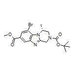 Methyl (R)-6-Bromo-2-Boc-4-methyl-1,2,3,4-tetrahydrobenzo[4,5]imidazo[1,2-a]pyrazine-8-carboxylate