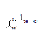 (2S,5R)-5-Methylmorpholine-2-carboxylic Acid Hydrochloride