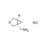 (1R,5S)-3-Oxabicyclo[3.1.0]hexan-1-ylmethanamine Hydrochloride