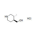 [(3R,4S)-3-Methylpiperidin-4-yl]methanol Hydrochloride
