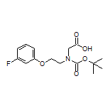 2-[Boc-[2-(3-fluorophenoxy)ethyl]amino]acetic Acid