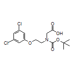 2-[Boc-[2-(3,5-dichlorophenoxy)ethyl]amino]acetic Acid