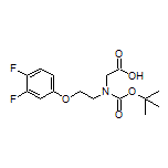 2-[Boc-[2-(3,4-difluorophenoxy)ethyl]amino]acetic Acid