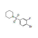 1-[(4-Bromo-3-fluorophenyl)sulfonyl]piperidine