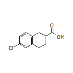6-Chloro-1,2,3,4-tetrahydronaphthalene-2-carboxylic Acid