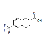 6-(Trifluoromethyl)-1,2,3,4-tetrahydronaphthalene-2-carboxylic Acid