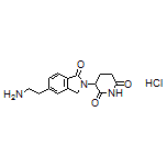 3-[5-(2-Aminoethyl)-1-oxoisoindolin-2-yl]piperidine-2,6-dione Hydrochloride