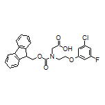 2-[Fmoc-[2-(3-chloro-5-fluorophenoxy)ethyl]amino]acetic Acid