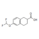 6-(Difluoromethoxy)-1,2,3,4-tetrahydronaphthalene-2-carboxylic Acid