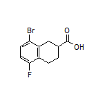 8-Bromo-5-fluoro-1,2,3,4-tetrahydronaphthalene-2-carboxylic Acid
