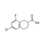 6-Chloro-8-fluoro-1,2,3,4-tetrahydronaphthalene-2-carboxylic Acid