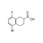5-Bromo-8-fluoro-1,2,3,4-tetrahydronaphthalene-2-carboxylic Acid