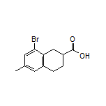 8-Bromo-6-methyl-1,2,3,4-tetrahydronaphthalene-2-carboxylic Acid