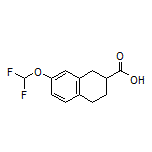 7-(Difluoromethoxy)-1,2,3,4-tetrahydronaphthalene-2-carboxylic Acid