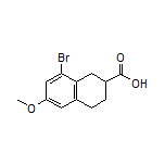 8-Bromo-6-methoxy-1,2,3,4-tetrahydronaphthalene-2-carboxylic Acid