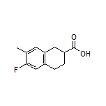 6-Fluoro-7-methyl-1,2,3,4-tetrahydronaphthalene-2-carboxylic Acid