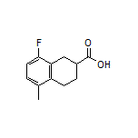 8-Fluoro-5-methyl-1,2,3,4-tetrahydronaphthalene-2-carboxylic Acid