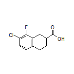 7-Chloro-8-fluoro-1,2,3,4-tetrahydronaphthalene-2-carboxylic Acid