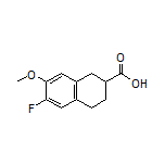 6-Fluoro-7-methoxy-1,2,3,4-tetrahydronaphthalene-2-carboxylic Acid