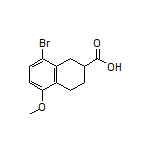 8-Bromo-5-methoxy-1,2,3,4-tetrahydronaphthalene-2-carboxylic Acid