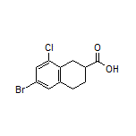 6-Bromo-8-chloro-1,2,3,4-tetrahydronaphthalene-2-carboxylic Acid