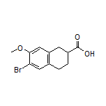 6-Bromo-7-methoxy-1,2,3,4-tetrahydronaphthalene-2-carboxylic Acid