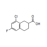 8-Chloro-6-fluoro-1,2,3,4-tetrahydronaphthalene-2-carboxylic Acid