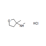 N,3-Dimethyltetrahydrofuran-3-amine Hydrochloride