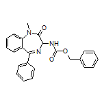 3-(Cbz-amino)-1-methyl-5-phenyl-1,3-dihydro-2H-benzo[e][1,4]diazepin-2-one