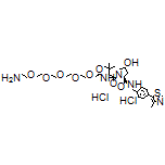 (2S,4R)-1-[(S)-20-Amino-2-(tert-butyl)-4-oxo-6,9,12,15,18-pentaoxa-3-azaicosan-1-oyl]-4-hydroxy-N-[4-(4-methylthiazol-5-yl)benzyl]pyrrolidine-2-carboxamide Dihydrochloride
